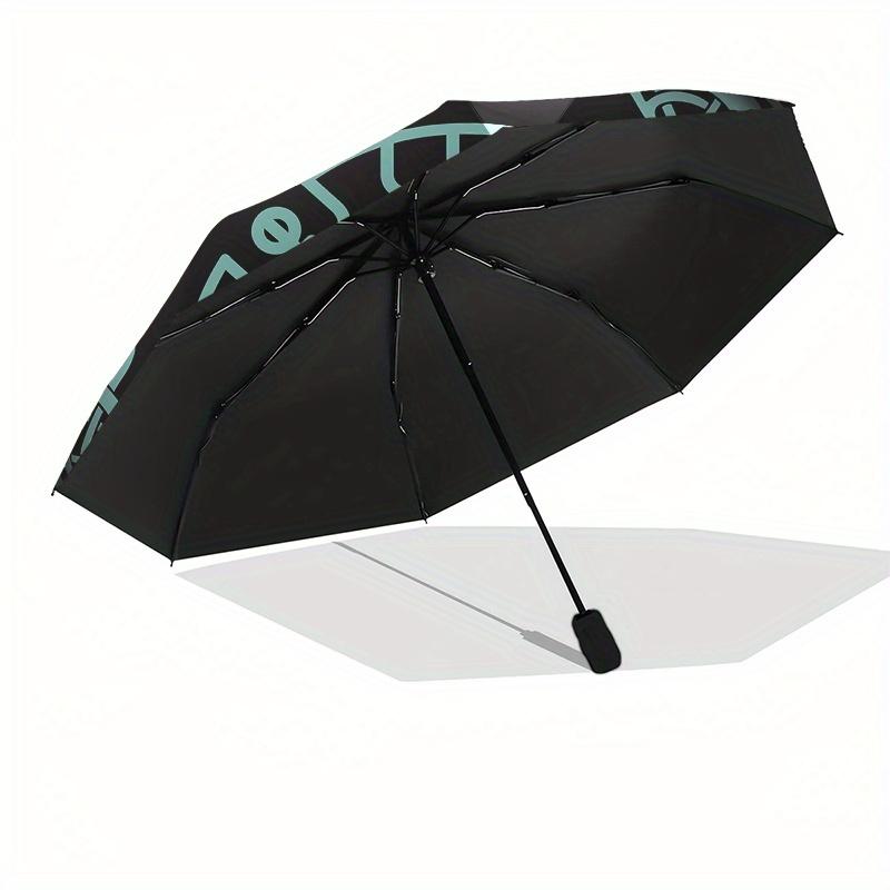 Viking Compass Vegvisir Nordic Symbol StickerUmbrella, Portable 3-Fold Compact Umbrella,Christmas Gift ES447