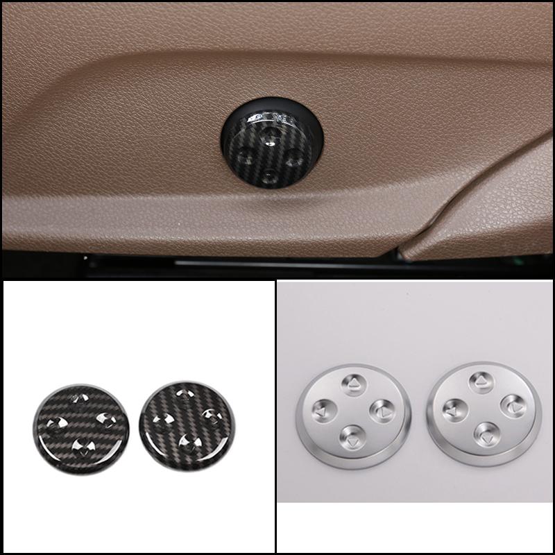 ABS Car Seat Adjustment Knob Stickers Decoration Cover Trim Suitable for Mercedes Benz C E Class GLC W205 W213 X253 2015-