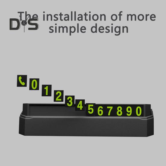 Stable Phone Number Plate Convenient Practical Pressing Style Phone Number Plate