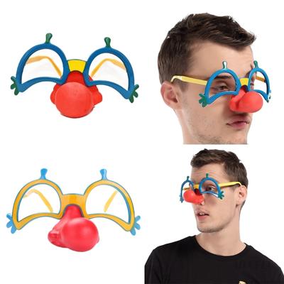 Legrační brýle s převlekem nosu Novinkou klaunské brýle Narozeninové oslavy Halloween Cosplay Kostýmy Foto Rekvizity Dárky