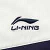 Li Ning Color Block Zipper Hooded Casual Loose Sports Windbreaker Men Outerwear Off-White Deep-Navy AFDV701-4