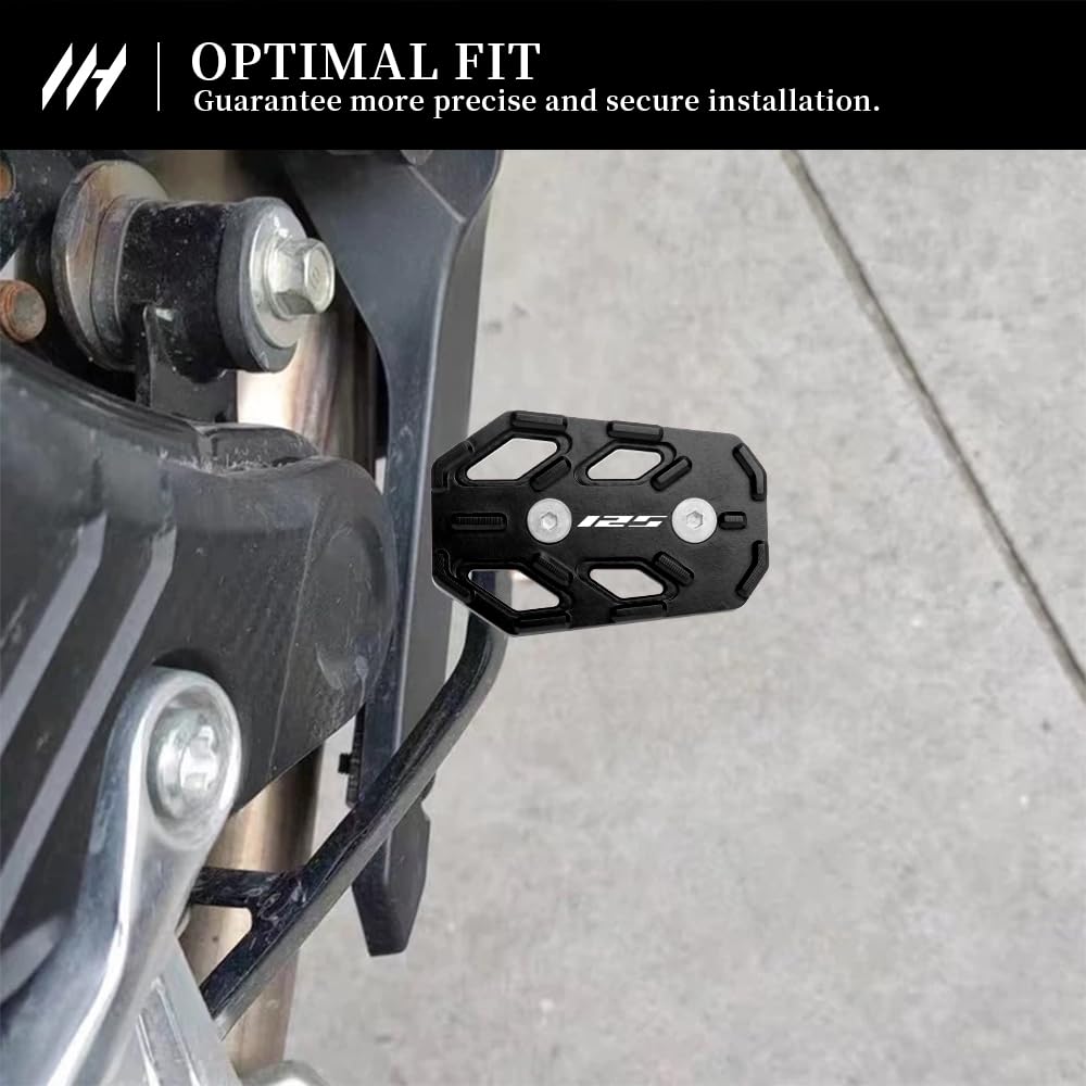 MotHeart Motorcycle Brake Pedal Extensions for MSX 125 GROM 2013-2022 Improved Comfort and Control