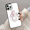 Medical Human Organs Heart Art Phone Case For iPhone 17 Air 16 15 14 13 12 Pro Max Plus Max Cover Shell coque