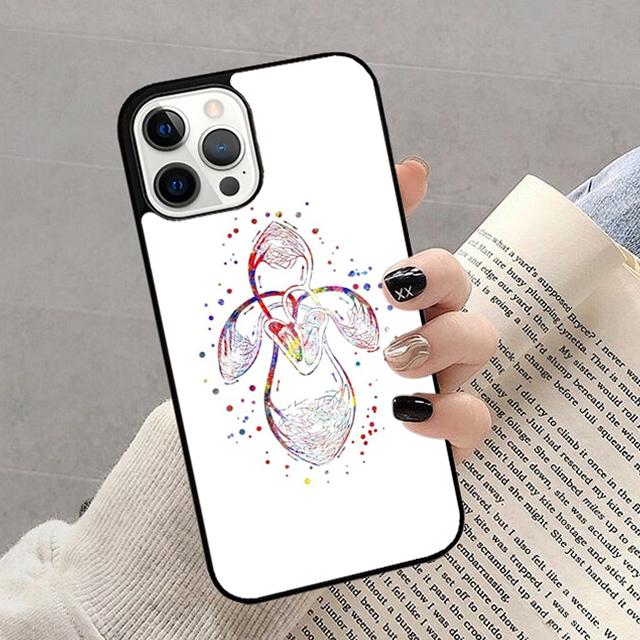 Medical Human Organs Heart Art Phone Case For iPhone 17 Air 16 15 14 13 12 Pro Max Plus Max Cover Shell coque