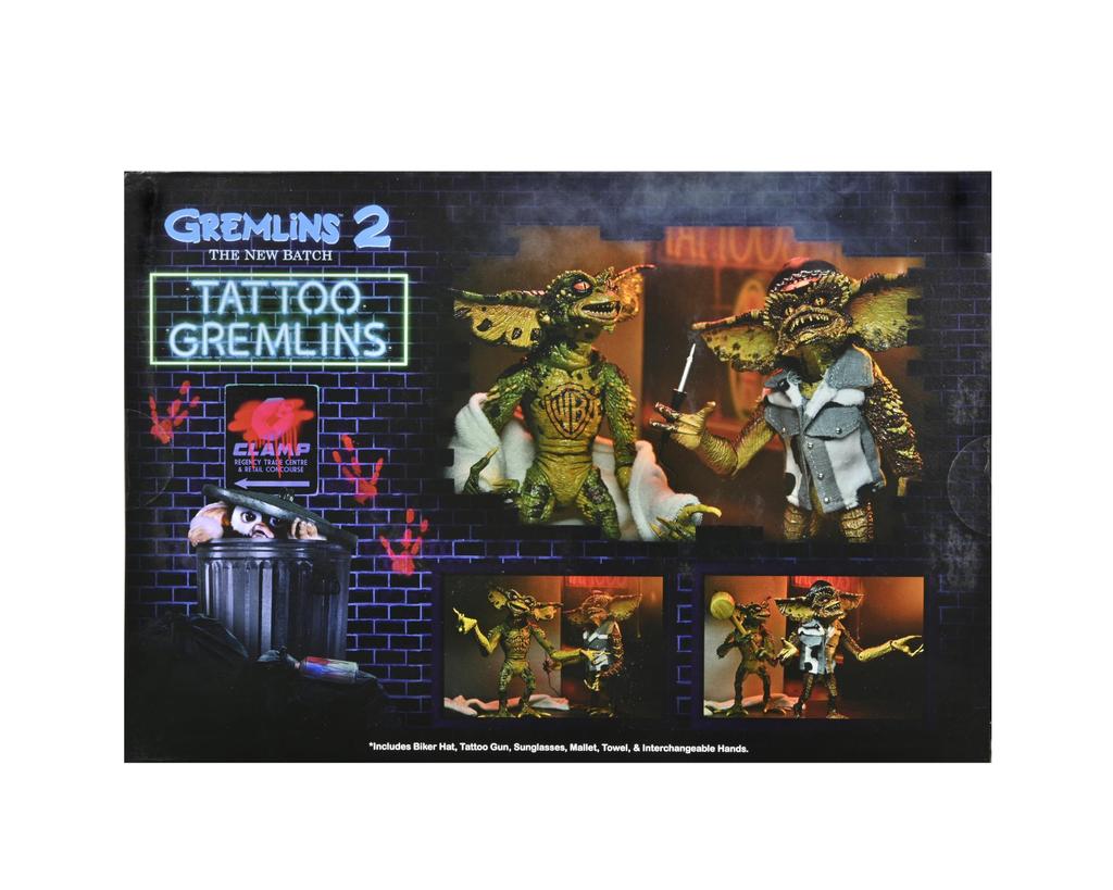 NECA Gremlins 2 Tattoo Gremlins Action Figure - - 7-inch 2-Pack