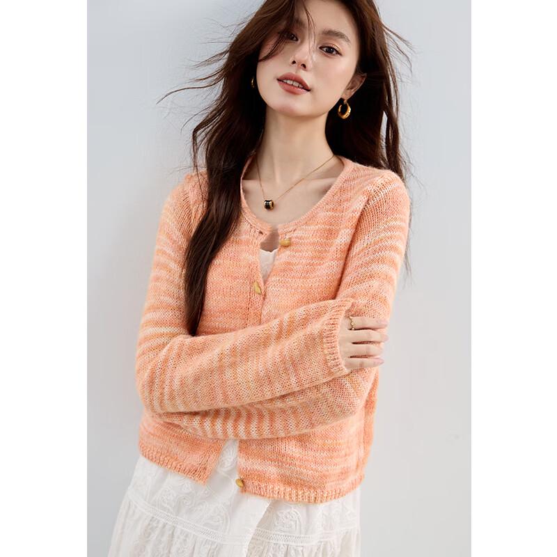 VICTORIA&VERA Gradient Knit Cardigan