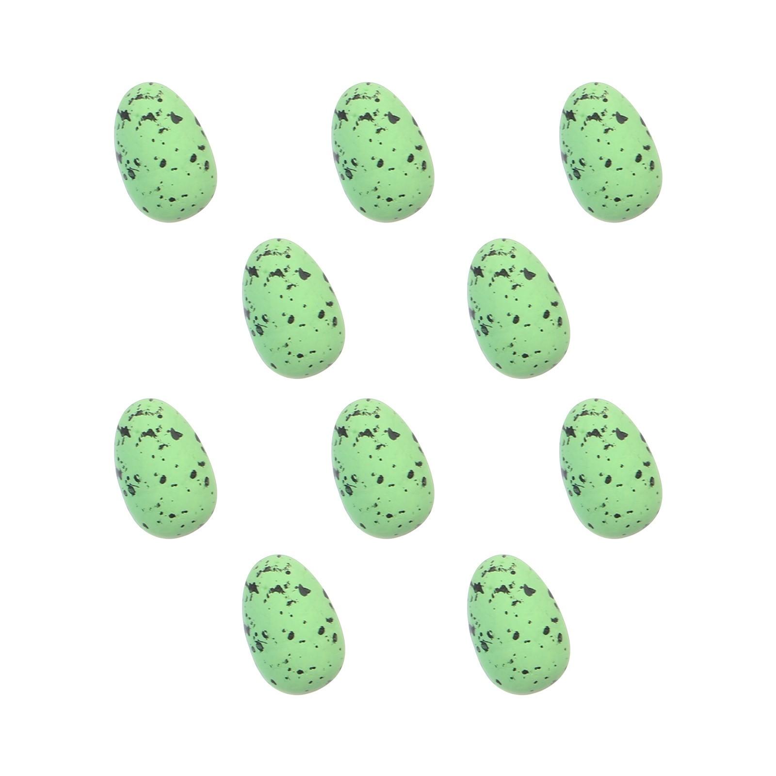 

10 шт. имитация красочных пластиковых пасхальных яиц яркие пластиковые яйца украшения «сделай сам»
