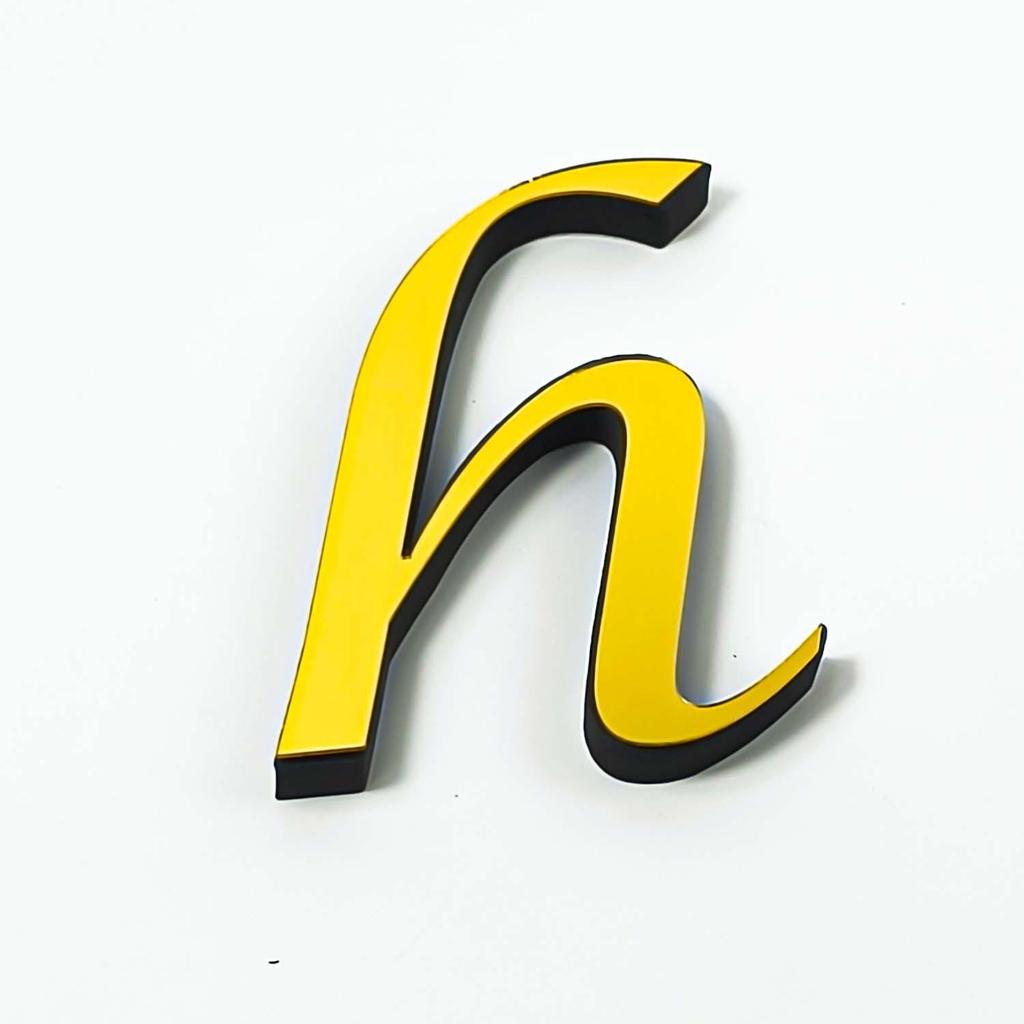 Lowercase A-Z English Mirror Wall Stickers - DIY Decorative Self-Adhesive Décor for Home & Bedroom