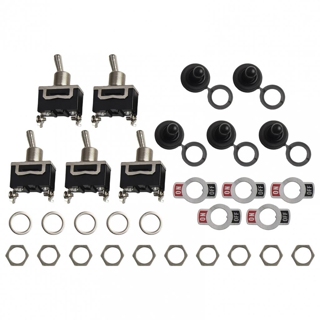 Hochlast Ein Aus Kippschalter Set mit 5 Stück für Boote, Autos und Elektronik