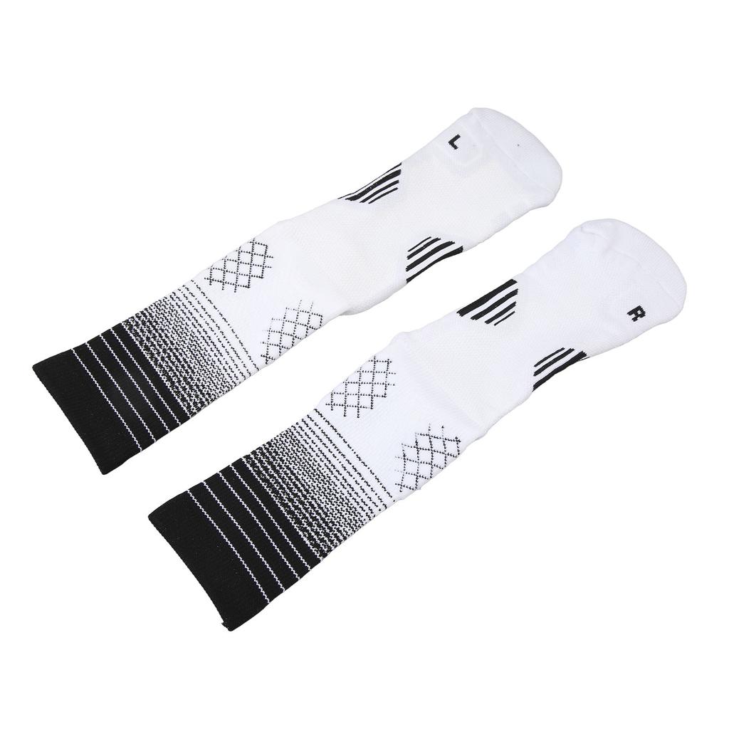 Męskie Sportowe Skarpetki Crew Elitowe Skarpetki do Koszykówki Amortyzowane Sportowe Skarpetki Crew Grube