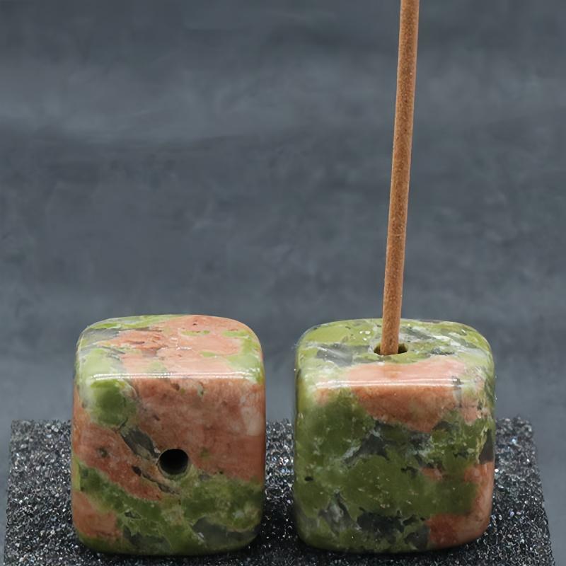 1 Stück, Mini-Ständerbasis Naturstein Dekoration geeignet für Halloween, Herbst, Weihnachten