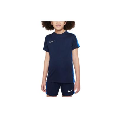 Color Block Logo Soccer Jersey Quick-Dry Sports Short Sleeve T-Shirt Kids Tops Obsidian DR1343-451
