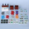 City Food Building Blocks Character Accessories Printing Set Fish Mushroom Fruit Burger Refrigerator Hot Dog Pizza Basin Toy