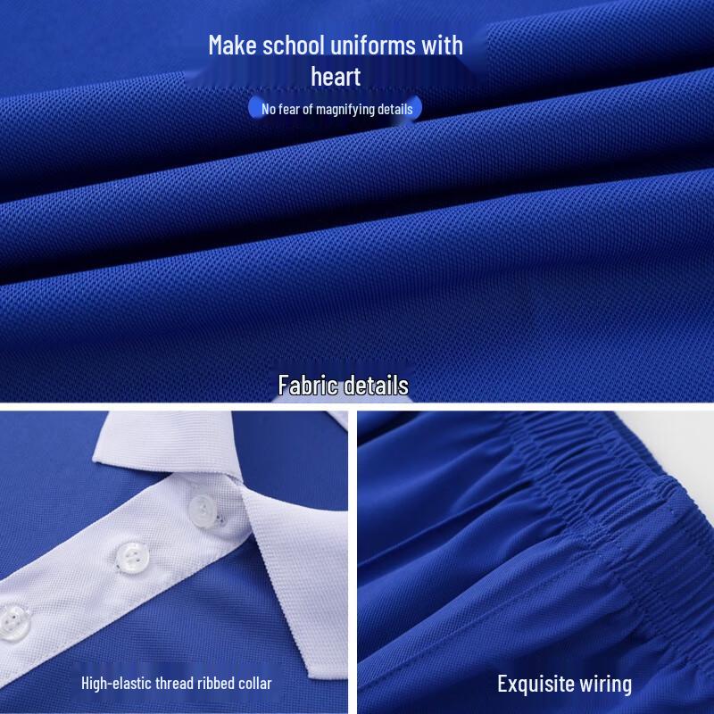 Yuda Boys' Quick-Dry School Polo Shirt