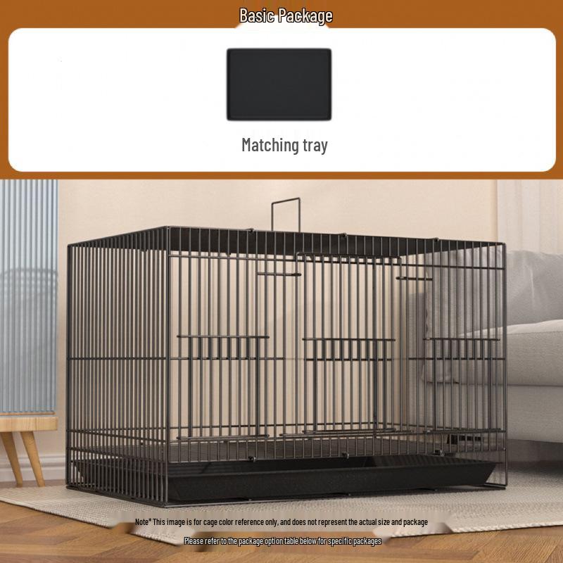 

Большая клетка для кроликов и морских свинок для использования в помещении с автоматической очисткой навоза - Идеально подходит для домашних кроликов Transport Cage 35*25*25 [Random Color] чёрный