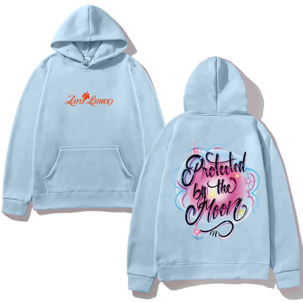 

Худи Zara Larsson Same As Official Website Защищенный Луной Baby Rib 2025 НОВЫЙ Гранж Толстовки Одежда с длинным рукавом Панк Худи XXL