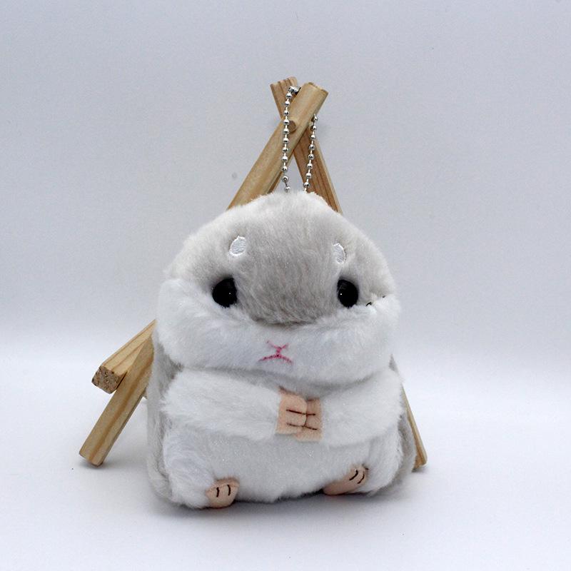 Adorable Hamster Plush Keychain Backpack Accessory - Perfect Gift for Girls