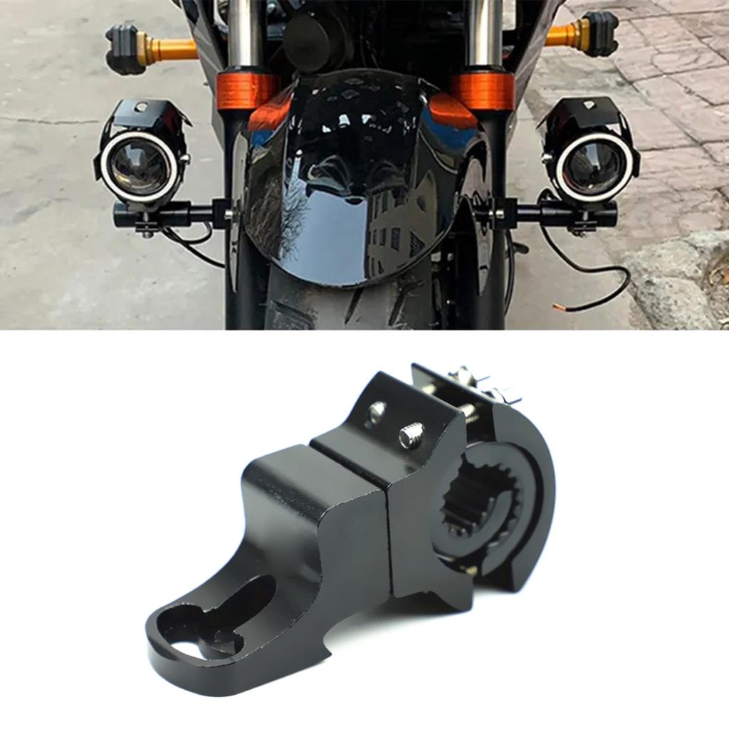 Suporturi pentru fixarea reflectoarelor pentru motociclete Kit de cleme Colier pentru tub pentru motociclete Clemă de montare pentru semnalizator Suporturi de lumini reglabile