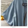 Girls Princess Dress Short Sleeve A-Line Skirt Solid Color Casual Kids Over 4 Years Old