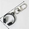 Versatile Headphone Keychain Charm - Unisex Metal Bag Accessory, Small Gift