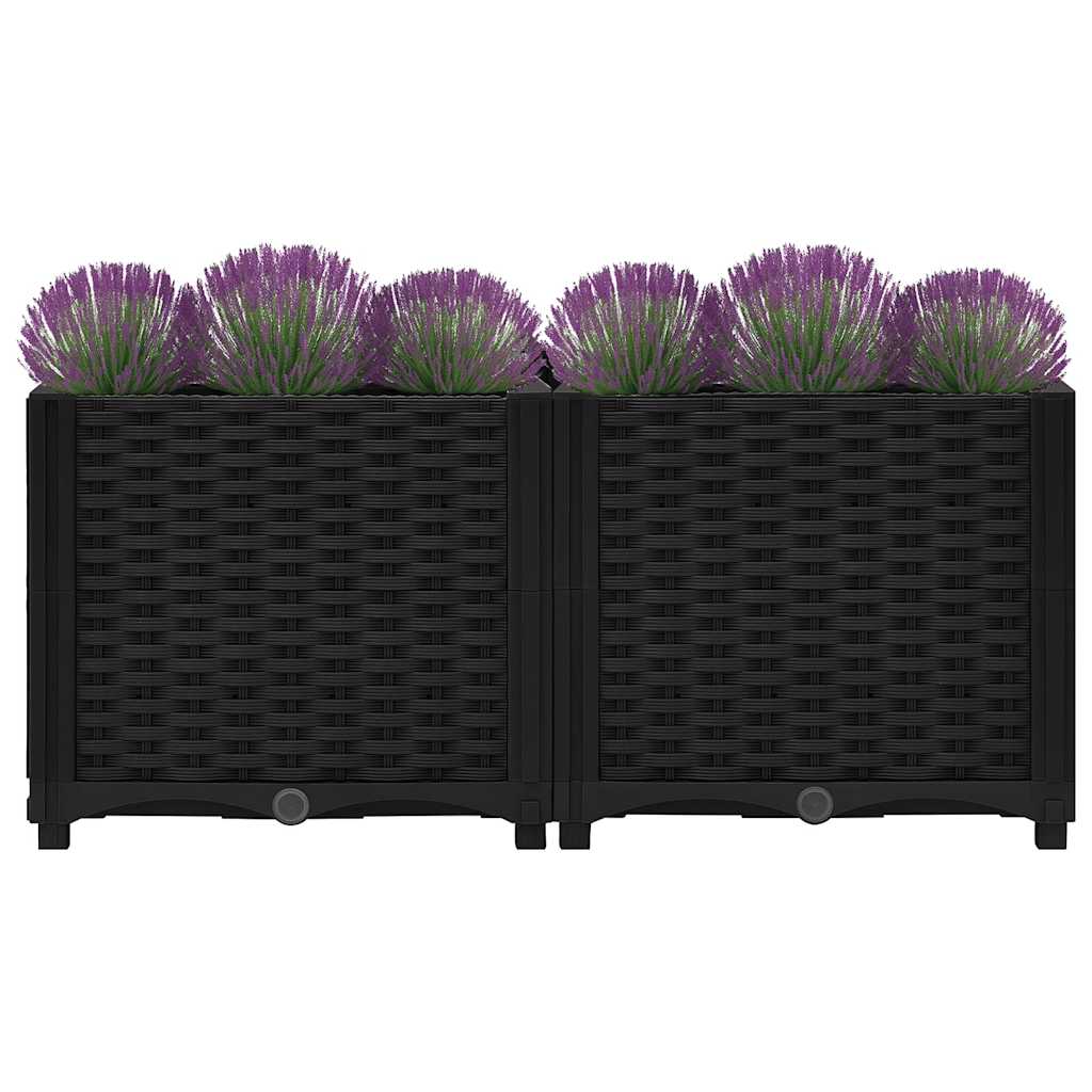 Vidaxl Donica Do Podniesionej Rabaty, 80X40X38 Cm, Polipropylen