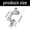 360 Degree Swivels Spouts With Regulable Arm Flexible Goosenecks Faucet Extenders for Sink Faucet Modern Bathroom
