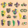 15 Style DIY Alloy Jewelry KC Gold Enamel Masquerade Carnival Pendant Charms