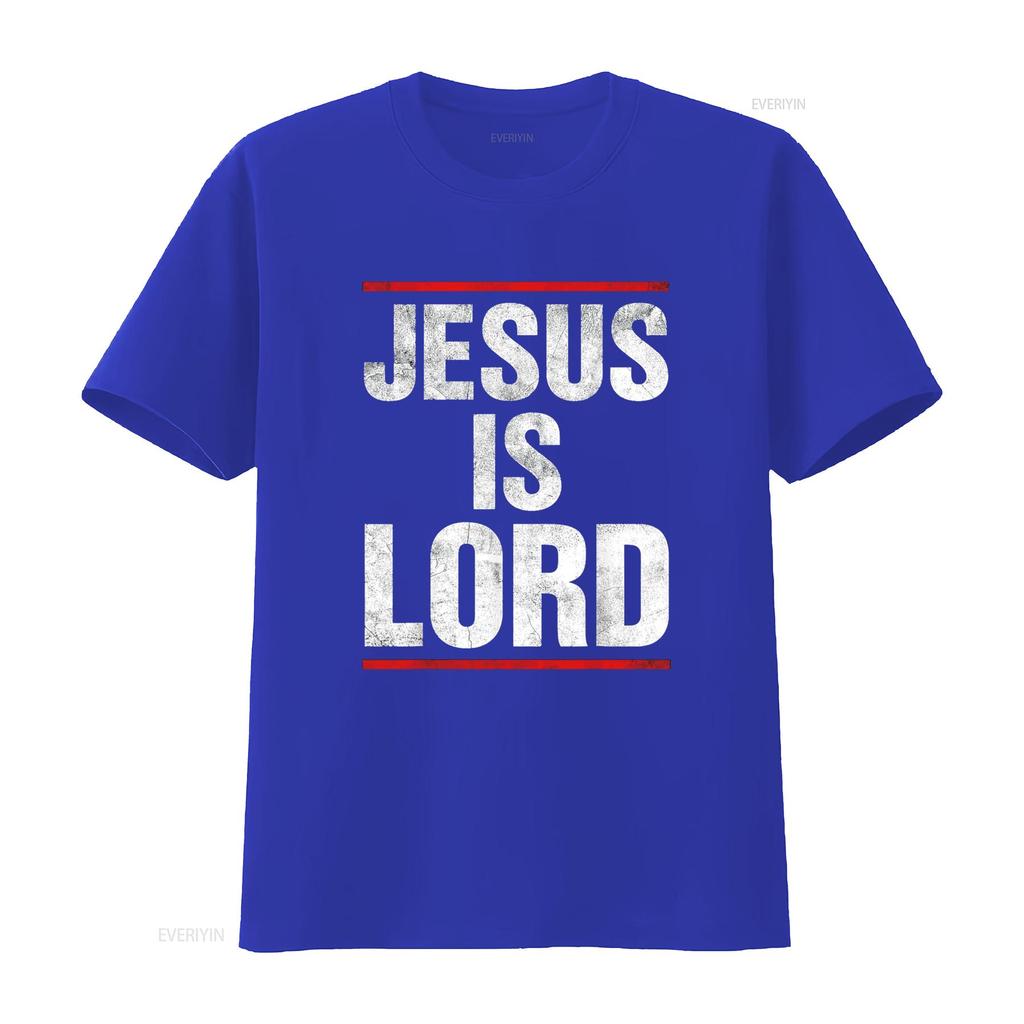 Jesus Is Lord Retro Vintage T Shirt vintage Washed Unisex Stylish Casual designer clothes Breathable fashion Comfortable