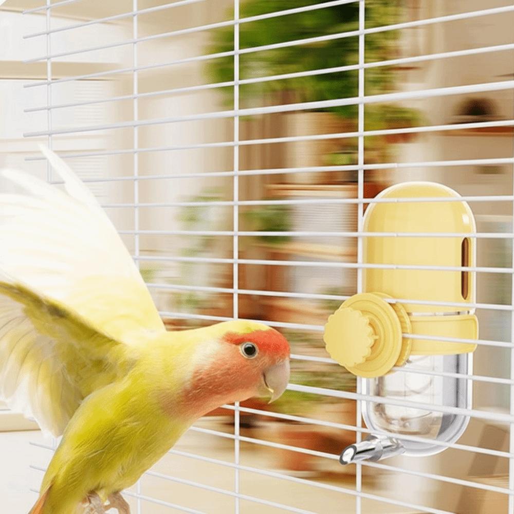 Hanging Bird Automatic Drinker Knob Lock Cage Hanging Drinker Birds Water Dispenser  for Small Pets