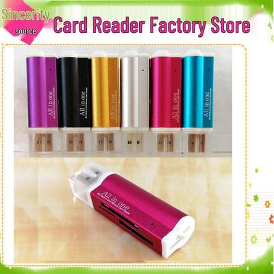 Aluminum Alloy 4-in-1 Multifunctional Lighter Card Reader