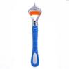 5-Layer Manual Men's Razor with Orange Handle and 5 Blades