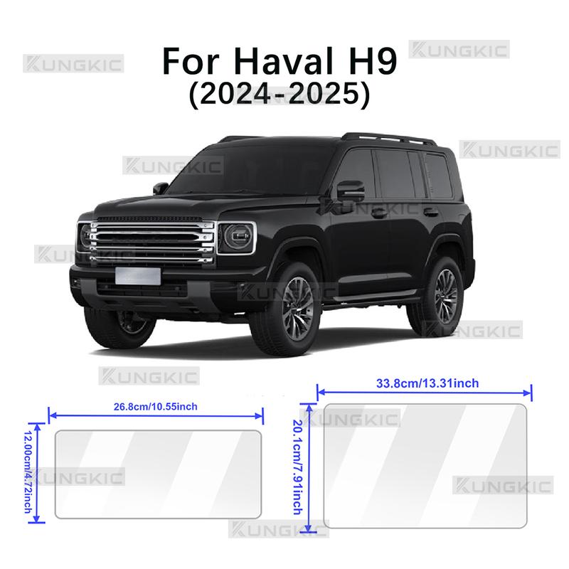 For Haval H9 2024 2025 2026 Tempered Glass Screen Protector Film Car GPS Navigation and Dashboard Anti-scratch Accessories
