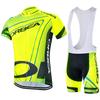 Mens Cycling Jersey Set Short Sleeve Breathable Bike Shirt Road Mountain Biking