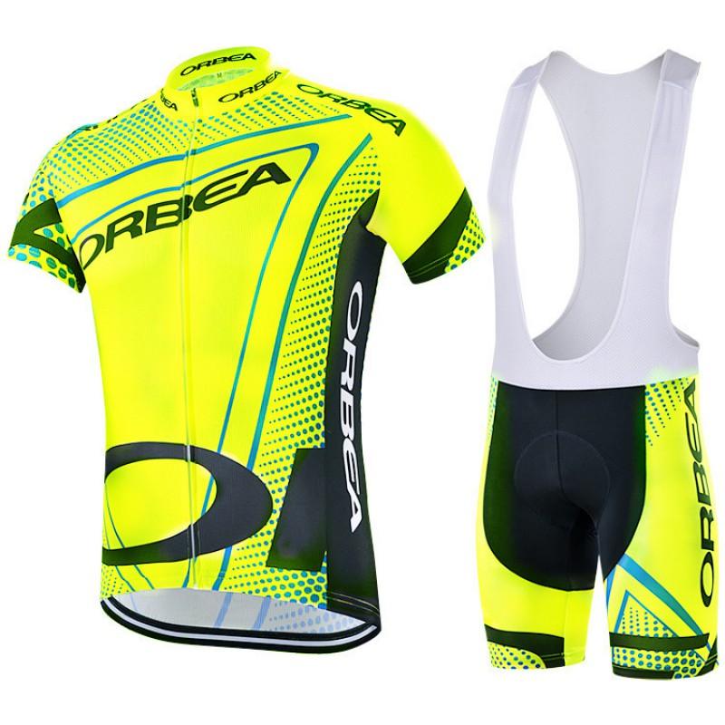 Mens Cycling Jersey Set Short Sleeve Breathable Bike Shirt Road Mountain Biking