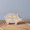 Piggy Ornament Mould Decorative Silicone Mould Lucky Pig Plaster Mould Festive For Holiday Gifts New Year Celebration Diy