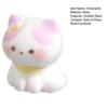 2Pcs Cat Figurines Resin Flocking Mini Cute Cat Decor for Car Dashboard Office Desk Bedroom Kitchen Countertop Accessories