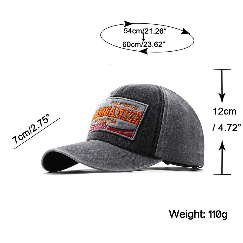 Hat Men's Patch Embroidery Alphabet Sports Baseball Cap Women's Casual Versatile Sunshade Korean Embroidery Cap ins Tide