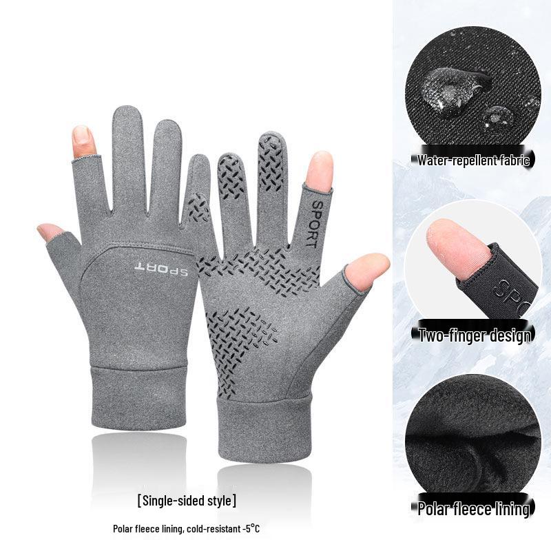 

Men s Winter Touchscreen Gloves – Full Finger, Waterproof, Windproof, Non-slip for Driving, Skiing, Cycling L