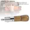 Ergonomic Wooden Handle Leather Sewing Tool Hand Stitching Tool  Saddles And Shoes