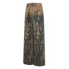 Mens Distressed Letter Print Loose Straight Leg Jeans Streetwear Wide Denim Pants