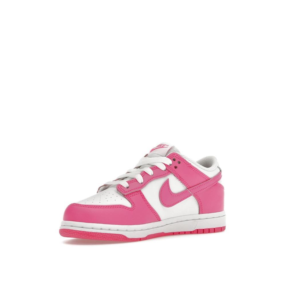 Nike Dunk Low PS Laser Fuchsia Kids Sneakers Pink White FB9108-102