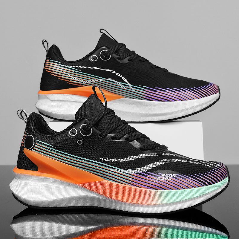 Outdoor Sneakers For Man Women Hiking Thick Soles Light Weight Breathable Cushion Trainers Jogging Workout Athletic