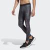 Adidas Adizero Saturday Long Leggings With Logo Print Men Leggings Black HR5675