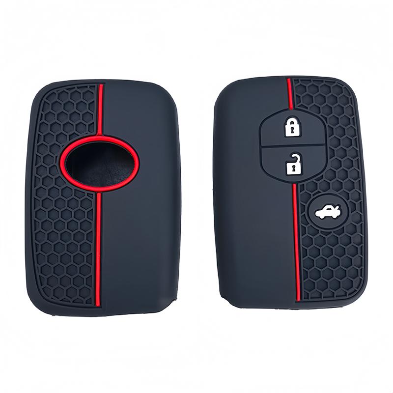 Silikon Auto Schlüsselanhänger Halter Abdeckung Schale Für Toyota Camry Prius Land Cruiser Prado 150 Crown Für Subaru Foreste Xv Fernbedienung