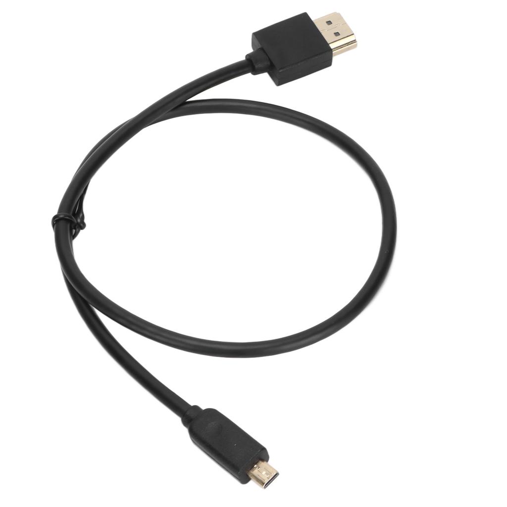 HDTV zu Micro HD Multimedia Interface Adapterkabel Tragbares HD-Geräte Verbindungsadapterkabel 0,5 Meter