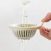 Plastic Sink Filter Thickened Kitchen Drain Basket Portable Sink Strainer  Hair Catcher