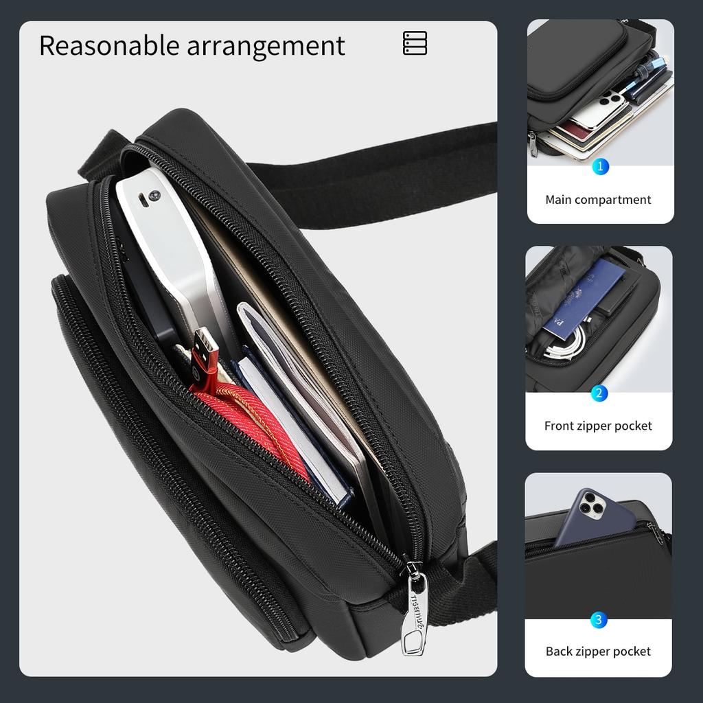 Tigernu 2021 New High Quality Waterproof Casual Shoulder Bag Light Weight Crossbody Bag For Men Fashion Messenger Bag For Women