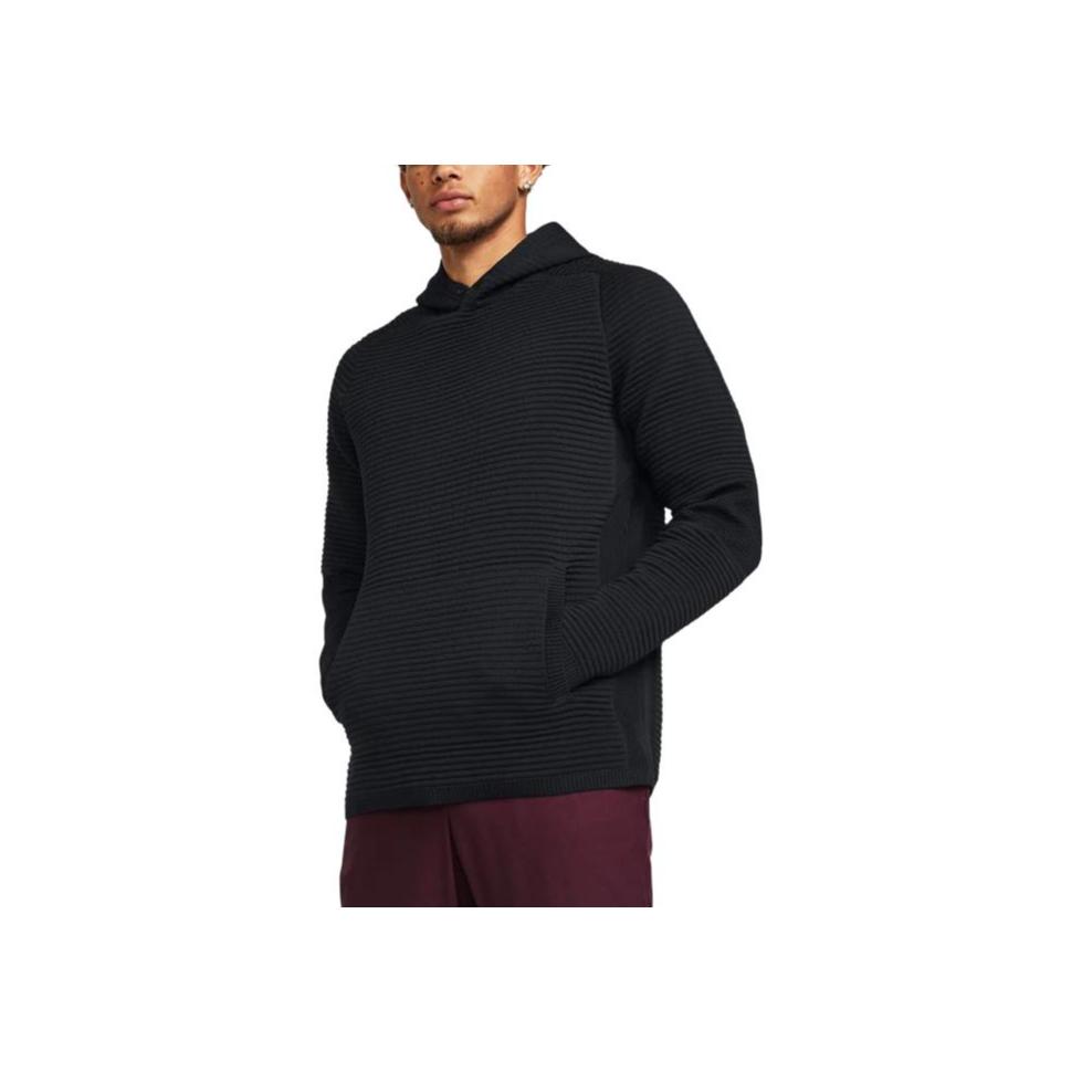 Under Armour Curry Solid Hoodie Golf Sweatshirt Men Tops Black 1379731-001