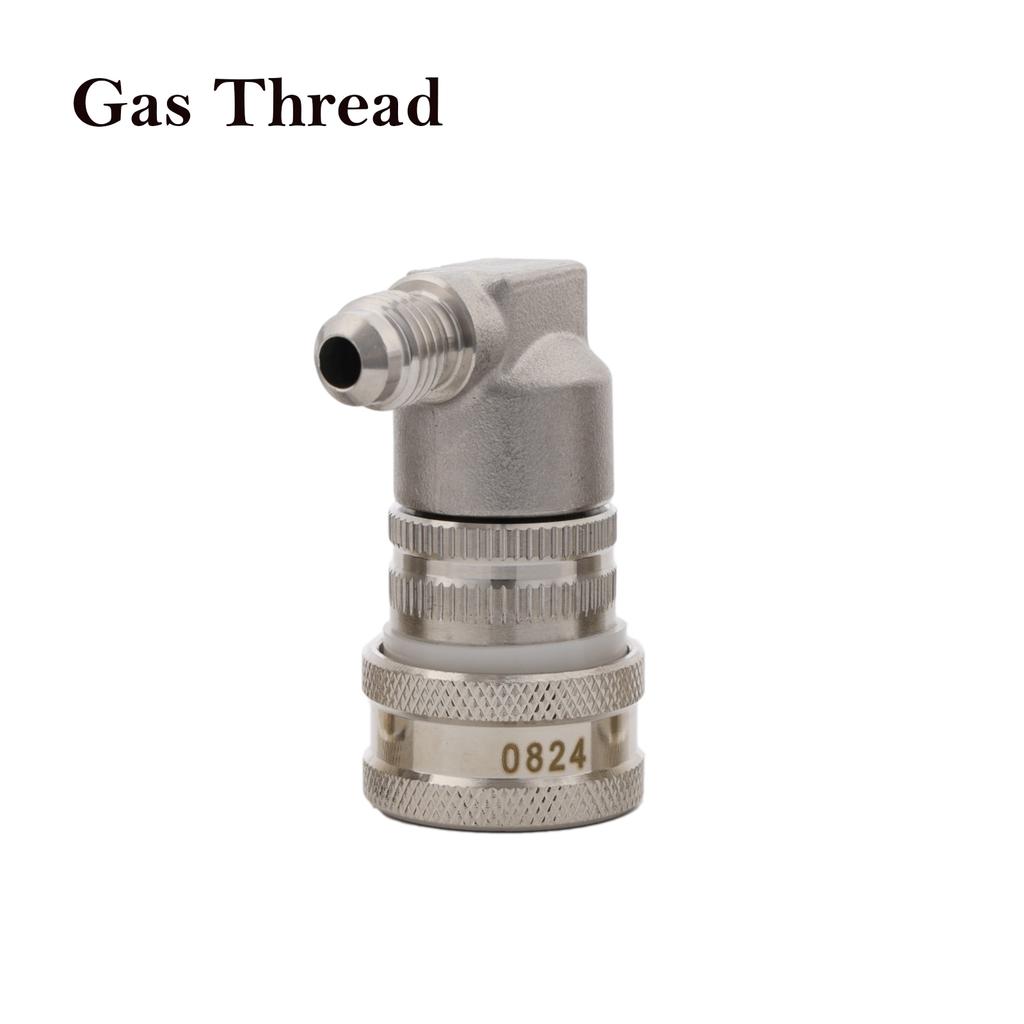 Stainless Steel Ball Lock Disconnect Homebrew Corny Keg Connector Gas/Liquid 1/4"Barb & 1/4"MFL Brand New