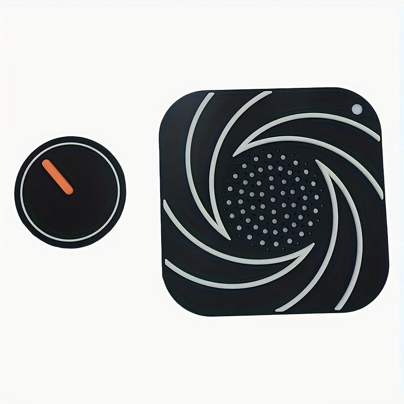 

Цельная заглушка для сливного отверстия, непроницаемая для запахов, силиконовая накладка для сливного отверстия, защита сливного отверстия для душа, многофункциональный фильтр для сливного отверстия для ванной комнаты дома чёрный